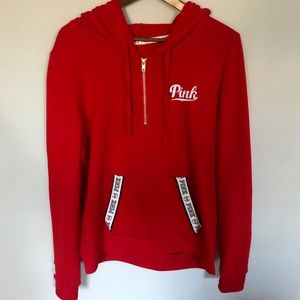 VS PINK 1/4 zip hoodie